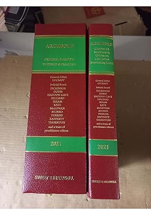 Archbold Criminal Pleading Evidence And Practice 2021 With Chapter 5A 2021