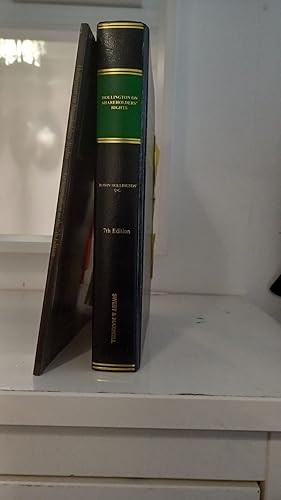 Hollington On Shareholders' Rights 7th Ed By Robin Hollington With Supplement