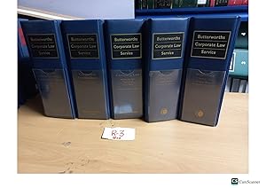 Butterworths Corporate Law Service Looseleaf Full Set Of 5 Vols LexisNexis