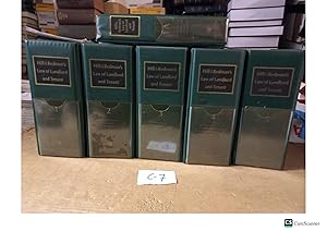 Hill And Redman's Law Of Landlord And Tenant Looseleaf Set Of 5 Vols Updated...