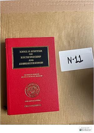 Kerr & Hunter on Receivership and Administration 21st ed by Robinson and...