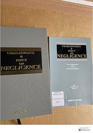 Charlesworth And Percy On Negligence With Supplement To The 14th Ed Sweet And...