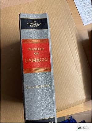 McGregor On Damages 18th Ed Sweet And Maxwell The Common Law Library