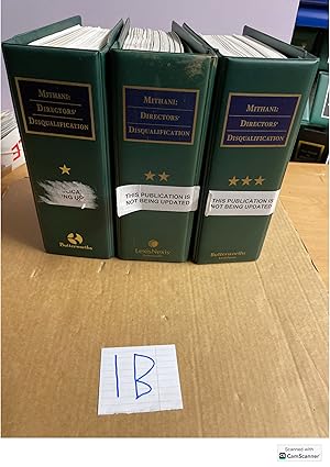 Mithani: Directors Disqualification Looseleafs Set Of 3 Volumes