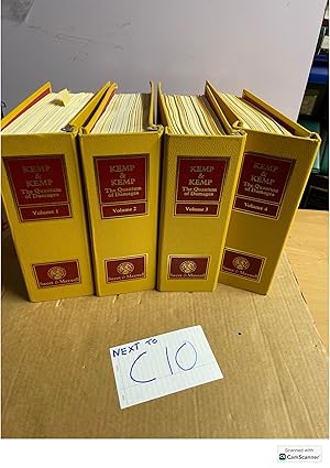 Kemp And Kemp The Quantum Of Damages Looseleafs Looseleaf Set Of 4 Volumes