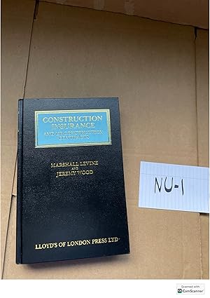 Construction Insurance And UK Construction Contracts By Marshall Levine And...
