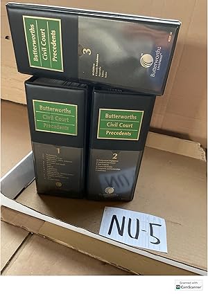 Butterworths Civil Court Precedents Looseleafs Volume 1, 2 And 3 LexisNexis