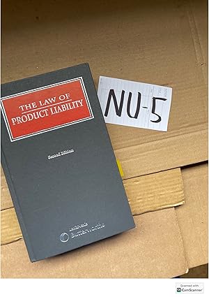 The Law Of Product Liability 2nd Ed By Geraint Howells LexisNexis Butterworths