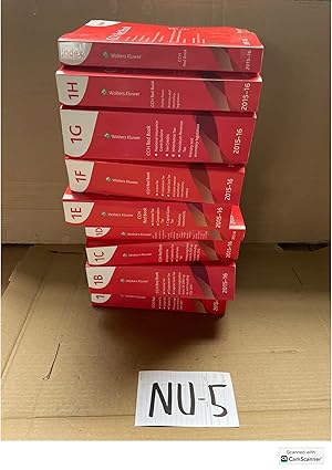 CCH Red Book Full Set 2015-16 Wolters Kluwer Tax Legislation Volumes 1A to 1H