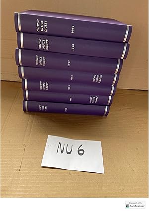 Crown Office Digest 1993-1999 Set Of 7 Volumes