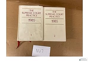The Supreme Court Practice 1985 The White Books Volume 1 And 2 By Jacob Adams...