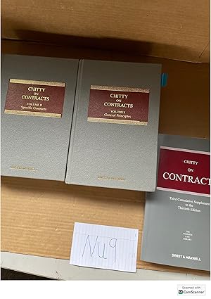 Chitty On Contracts 30th Ed Volume 1 And 2 With Supplement Sweet And Maxwell