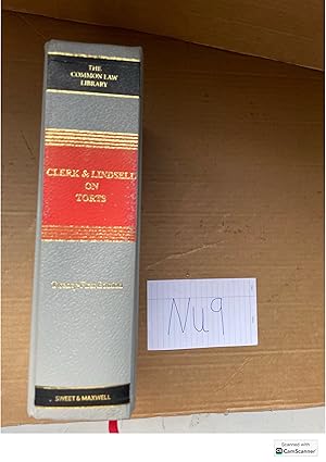 Clerk And Lindsell On Torts 21st Ed Sweet And Maxwell The Common Law Library
