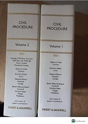 The White Book Service 2023: Civil Procedure Volumes 1 & 2