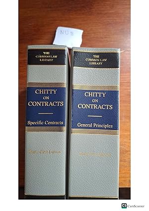 Chitty On Contracts 31st Ed General Principles Volume 1 And 2 Sweet And Maxwell...