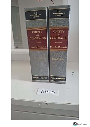 Chitty On Contracts 30th Ed General Principles Volume 1 And 2 Sweet And Maxwell...