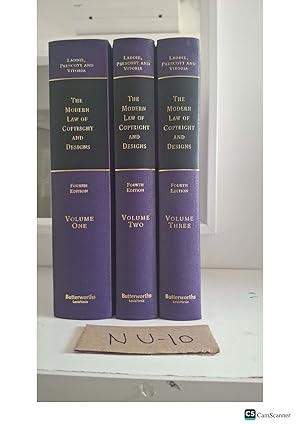 The Modern Law Of Copyright And Designs 4th Ed Volume 1, 2 And 3 By Victoria...