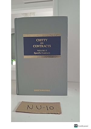 Chitty On Contracts 31st Ed Specific Contracts Sweet And Maxwell The Common...