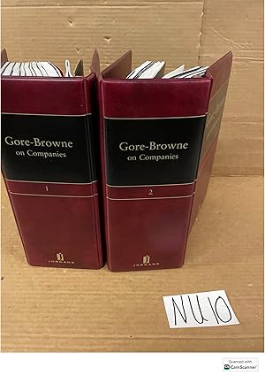 Gore - Browne On Companies Looseleafs Volume 1 And 2 Jordans