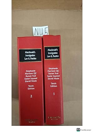 Macdonald's Immigration Law And Practice 10th Ed Volume 1 And 2 By David...