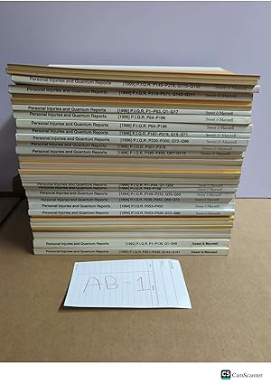 Personal Injuries And Quantum Reports From 1992 To 2000 And 2005 To 2008 Sweet...