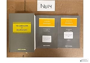 McGregor On Damages 19th Ed With Supplements Sweet And Maxwell The Common Law...