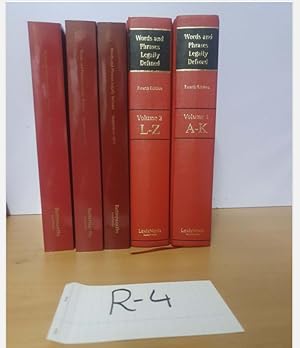Words and Phrases Legally Defined 4th ed with Supplement by David Hay Hardback,...
