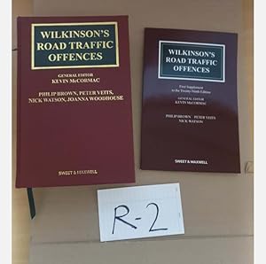Wilkinson's Road Traffic Offences Twenty-Ninth Edition by McCormac