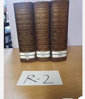 Prideaux's Precedents in Conveyancing 23rd Edition Volume 1 to 3