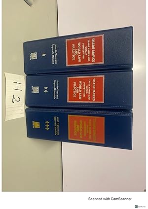 Trade Marks, Trade Names and Unfair Competition: World Law and Practice Authors:...