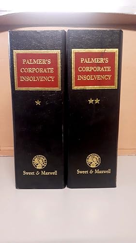 Palmer's Corporate Insolvency looseleaf full set of 2 Volume till 2009