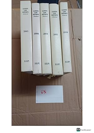 LLOYD'S LAW REPORTS MEDICAL 1998, 1999, 2001, 2003 & 2004
