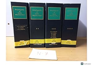 Encyclopedia of Data Protection By Chalton, Gaskill looseleaf full set of 4...