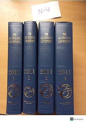 The All England Law Reports 2011 full set of 4 volumes
