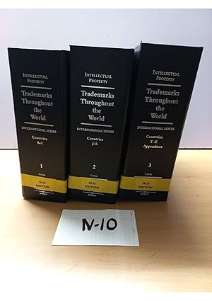 Trade Marks Throughout The World Looseleaf Full Set of Three Volumes