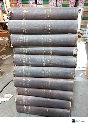 The Law Reports Equity Cases Various Different Volumes