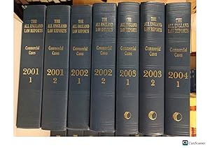 The All England Law Reports 2001-2003 Volumes 1 And 2 2004 Vol 1 worldwide delivery...