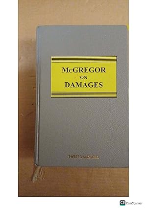 McGregor On Damages 19th Ed (Hardback) The Common Law Library