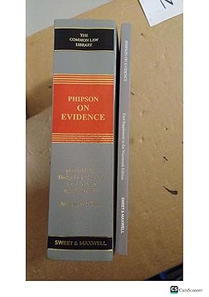 Phipson On Evidence 19th ed with supplement