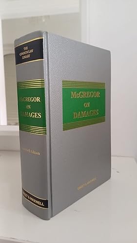 McGregor On Damages 20th Ed By Harvey McGregor (Hardback) The Common Law Library