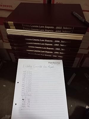Estates Gazette Law Reports 1985-2003