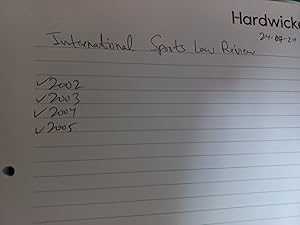 International Sports Law Review 2002-2005