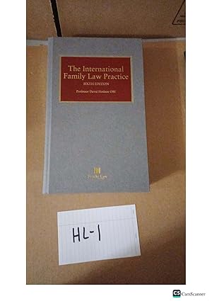 The International Family Law Practice 2021-22 6th ed by David Hodson