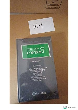 The Law Of Contract 7th Ed By Eliza Mik And David Pearce
