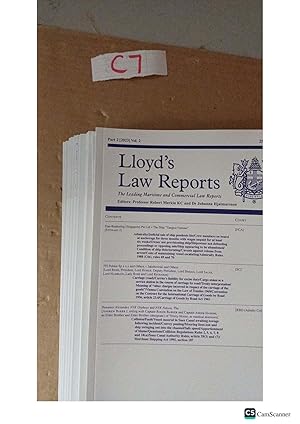 Lloyd's Law Reports Maritime And Commercial Law Reports 2023 Vol 2 Complete
