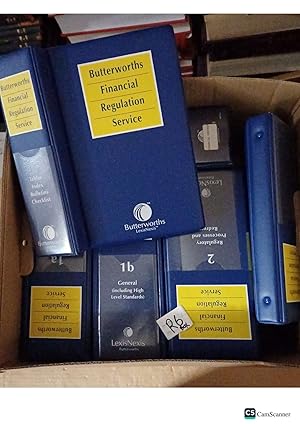 Butterworths Financial Regulation Service Looseleaf 6 Vols Updated Till 2021