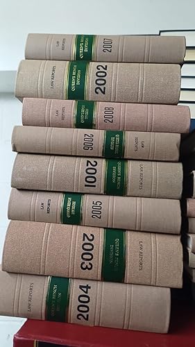 Queen's Bench Division Law Reports 2001-2008 Complete Set