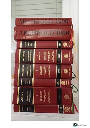 Archbold Criminal Pleading Evidence And Practice 1992-1996 By Richardson And...Archbold Criminal Pleading Evidence And Practice 1992-1996 By Richardson And...