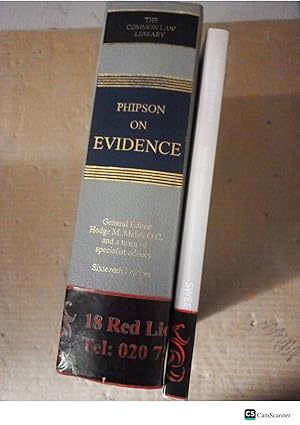 Phipson On Evidence 16th Ed With Supplement By Hodge M MalekPhipson On Evidence 16th Ed With Supplement By Hodge M Malek