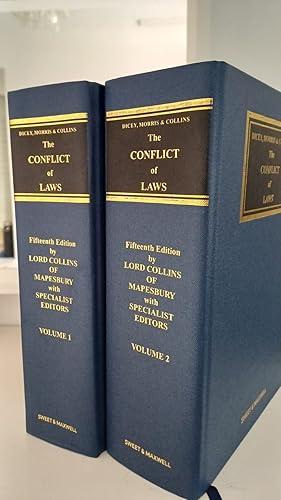 Dicey, Morris And Collins The Conflict Of Laws 15th Ed Vol 1 And 2 Full Set